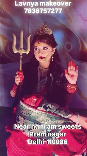 Maa durga i look Makeup tutorial ft Mars | Navratri transition avatars of Durga lavnya makeover
