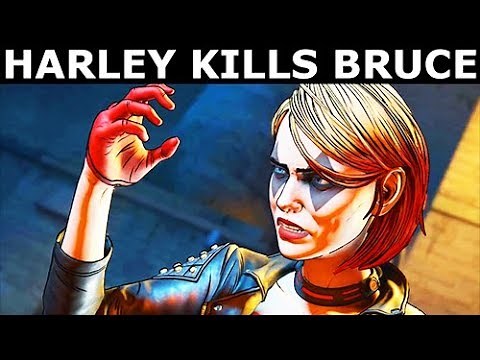 Harley Quinn Kills Bruce Wayne - BATMAN Telltale Season 2 The Enemy Within