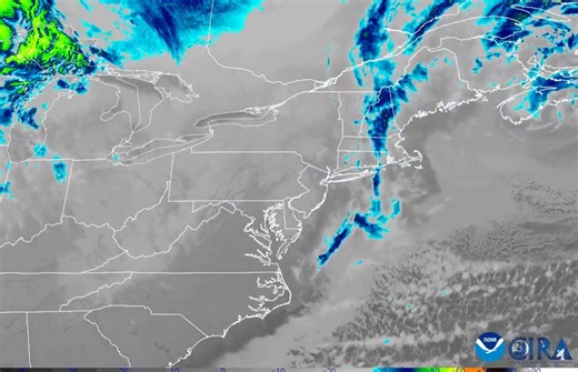It's time for #TimelapseTuesday! NOAA's GOES East (GOES-19) satellite watched the rapid intensification of the powerful nor'easter that dropped more than 3 ft of snow in parts of New England on Sunday/Monday. In this satellite loop, we're watching 48 hours of infrared imagery in about 12 seconds. | NOAA Satellite and Information Service