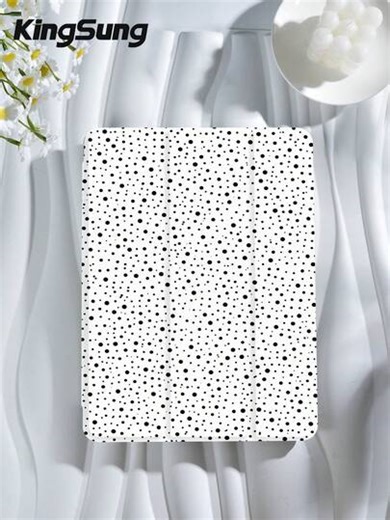 Kingsung Aesthetic Print Case. 2026 New Product, Compatible With Ipad 9.7/10.2/10.5/10.9/12.9/Pro 11 (10th Generation), Air 8 (M4) 2026 (11-Inch), Air 6 (M4) 2036 (13-Inch), Air 8 (M4) 2026 (11-Inch), Air 8 (M4) 2026 (13-Inch), Compatible With Samsung Galaxy Tab S6 Lite 10.4-Inch, Kindle Paperwhite 12th Generation 2024 Model, Kindle 11th Generation 2022 Model, Clara Color. It Has Soft Anti-Drop Protection, Intelligent Stand/Automatic Wake-Up/Sleep Function. | SHEIN