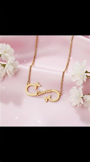 Custom Infinity Butterfly Name Necklace — Fly With Your Name 🦋