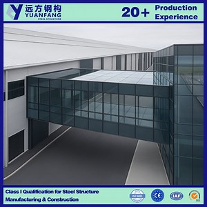 [Hot Item] Prefab Light Steel Structure Box-Shaped Column Linking Corridor Connects Prefabricated Rent Warehouse Steel Platform