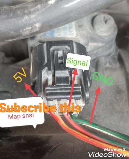 Honda Civic 2005 Map sensor location and discus the wiring diagram