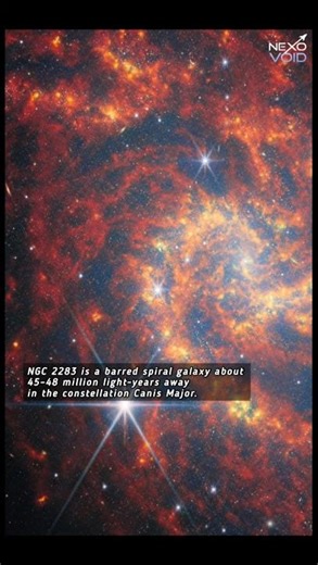 Drifting through NGC 2283
