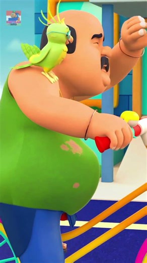 लालाजी की साइकिल, Lalaji Ki Cycle, Hindi Cartoon Baby Songs #shorts #kidsrhymes #poems #kidsfun