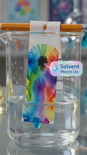 Chromatography | Class 9 Science | CBSE Chapter 5 – Exploring Mixtures and Separation #Shorts
