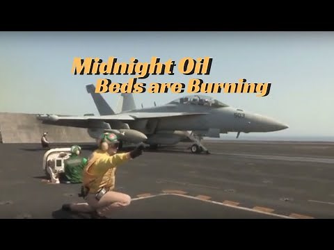 Midnight Oil "Beds are Burning" - Navy Jets Music Video