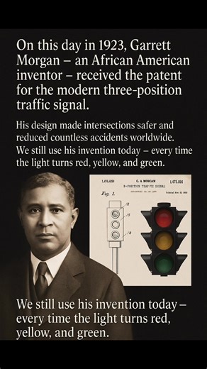 Every time you stop at a red light, you’re seeing his genius at work. In 1923, Garrett Morgan patented the modern traffic signal — saving lives and shaping how the world moves forever. An idea born from one man’s vision still guides billions today. Follow me for more stories of inventors who changed the world but never got the credit they deserved. #BlackHistory #Inventors #GarrettMorgan #HiddenHistory #ViralStories #LearnOnReels #Innovation #HistoryFacts #ForYouPage #UnsungHeroes | Stories with