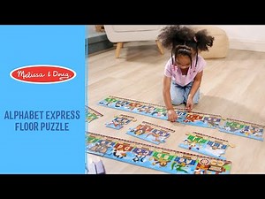 Melissa & Doug Alphabet Express Floor Puzzle - 27 Pieces