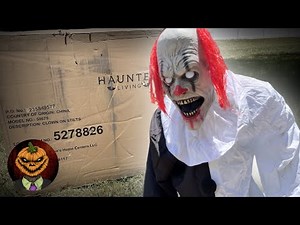 Lowe's - Clown on Stilts Unboxing/Setup | 2023 Animatronic🎃 👻 🤡