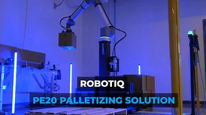 26 reactions | UR20, meet PE20 朗 欄 Robotiq's new palletizing solution, PE20, is designed for the UR20, our largest and strongest robot. Benefits of the PE20 include: 1️⃣ 18kg lift capacity 2️⃣ 16 gripper options 3️⃣ Up to 13 picks/min 4️⃣ Up to 2.15m height In other words, if you need to stack some heavy boxes in an efficient way, PE20 is the palletizing solution for you  #automation #robots #palletizing | Universal Robots | Facebook