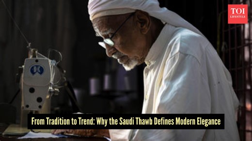 What makes the Saudi thawb a global symbol of elegant tailoring?