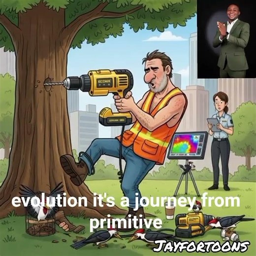 The Evolution of Tools: Caveman Meets Construction Worker