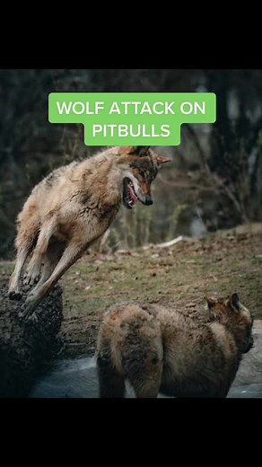 Wolf Attack on Pitbull - Full-Grown Cane Corso vs. Grey Wolf