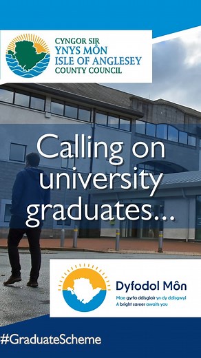 We're pleased to announce the launch of our Dyfodol Môn Graduate Scheme! The scheme seeks to recruit three talented graduates into key positions within the local authority. More information will be shared on Thursday (17/04). | Isle of Anglesey County Council