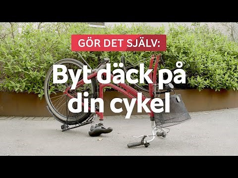 Gör det själv! Byt däck på cykeln. 🚴‍♂️