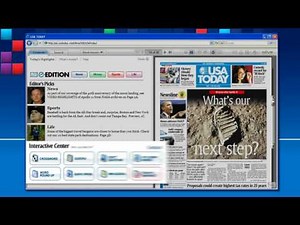 USA TODAY's e-Edition Virtual Tour