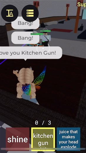 I LOVE YOU KITCHEN GUN! #derekbum #kitchengun #roblox #itemasylum