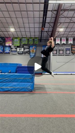 Aspen Edelen on Instagram: "Two of my best box jump gainers. What should I try next?     #saplinggang #tricking #tumbling #gymnastics #parkour #backflip #flips #gainer #height #power #set"