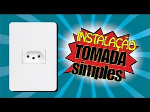 Como instalar TOMADA SIMPLES!!!