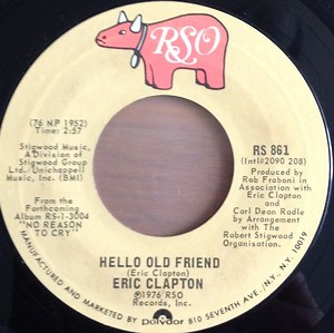 Eric Clapton - Hello Old Friend / All Our Pastimes