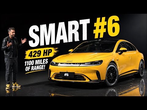 New Smart #6 Revealed With 429 HP Sedan Power and Huge Range