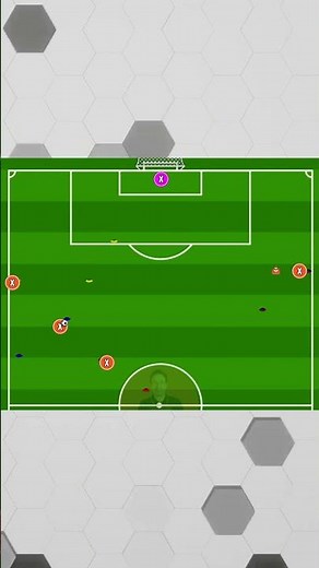 Create goal-scoring opportunities with this possession drill