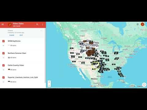 Video Sales Mapped: Geography and the Cattle Market