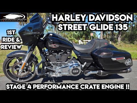 Harley Davidson Street Glide - 135 ci Screamin Eagle Performance Crate Engine - 1st Ride & REVIEW