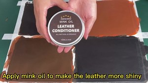 STARTSO WORLD 200Ml Leather Recoloring Balm with 100ML Leather Conditioner, White Leather Repair Kit for Furniture, Leather Dye, Leather Scratch Repair, Leather Couch Paint