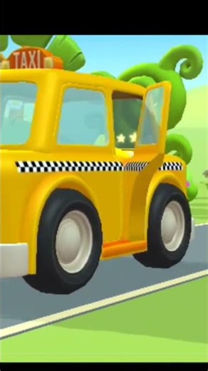cartoon taxi children robot Kids Songs L Happy Tots #nurseryrhymes #childrensongs #shorts #construck