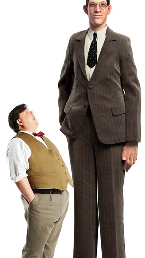 Tallest man ever Robert Wadlow was born on this day in 1918. By the age of five, he stood at a height of 1.63 m (5 ft 4 in), already wearing clothes intended for teenagers. He hit the six-foot mark (1.83 m) when he was just eight years old, outgrowing his father, Harold F. Wadlow. At 16 years old, Robert was 2.40 m (7 ft 10 in) tall, and at 17 he hit the eight-foot mark (2.45 m), becoming the tallest teenager ever. As an adult, he stood at 8 ft 11 in (2.72 m): taller than a grizzly bear standing