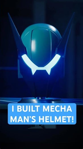 I built #mechaman ‘s helmet from #dispatch ! #cosplay