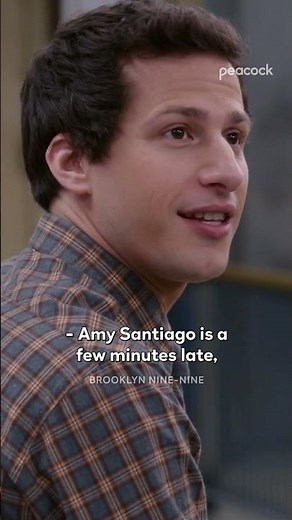 Imagine only being late to work once #BrooklynNineNine #AmySantiago #JakePeralta #Shorts