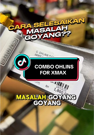 Ohlins Combo Setup for Yamaha XMAX Performance