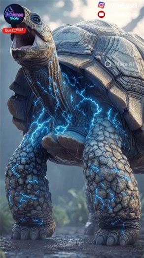Electric Tortoise Hybrid | Shock Beast | AI Monster #hybrid #hybridanimals