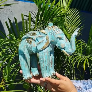 Wholesale Wood Carved Elephant