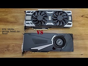 NVIDIA GTX 1070: Blower Cooler VS Open Air