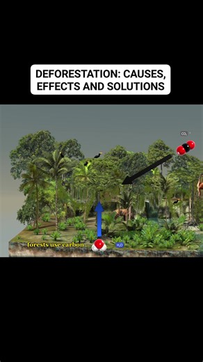 18K views · 351 reactions | Deforestation is the large-scale removal...