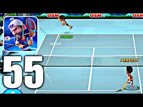 Mini Tennis 🎾 #55 GOLD LEAGUE with DJOKOVIC Gameplay #mobilegaming
