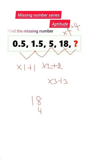 Aptitude | missing number series | basic sums | banking