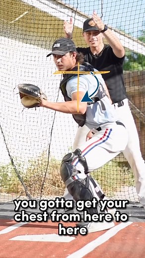 78K views · 1.2K reactions | TURN YOUR BODY before you catch the ball on throwdowns. It’ll make your pop time much faster | Catching Made Simple | Facebook