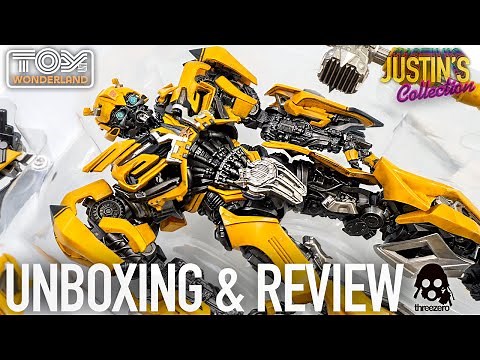 Bumblebee Transformers The Last Knight Threezero DLX Diecast Unboxing & Review