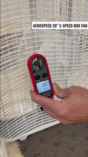 Fan Wind Speed Test - How Many MPH Does a House Fan Blow?