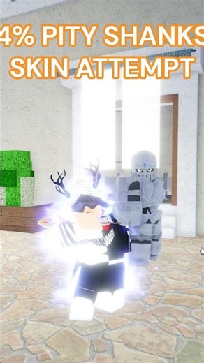 4% PITY SHANKS SKIN ATTEMPT #yba #roblox #trending #shorts #tiktok #viralvideo #viralshorts #jjba