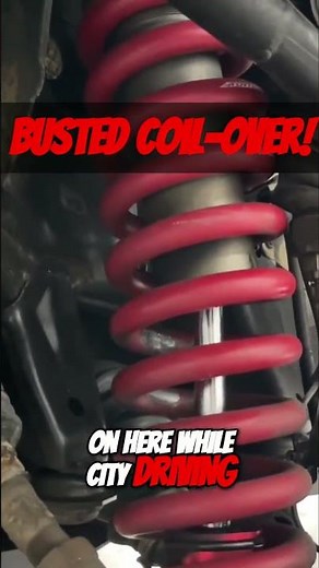 This Coil-Over Failed During Normal Driving #offroad #suspension #4x4
