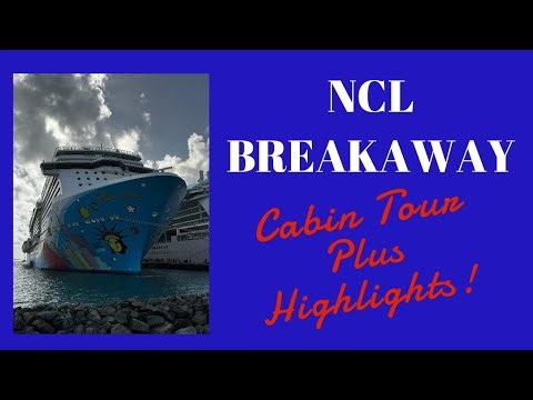 NCL Breakaway Dec 2025 Cabin Tour plus Shore and Ship Highlights