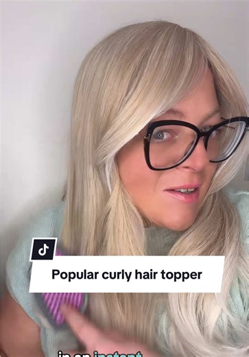 Stylish Long Curly Synthetic Hair Topper for Fine Hair