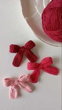 Aesthetic Crochet Bow ✨ | Cute DIY for Beginners
