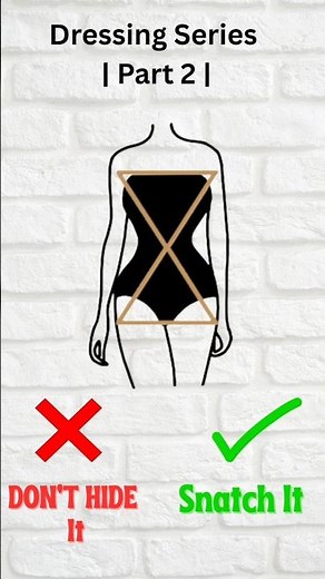 How to Style Hourglass Body Shape ⌛️ (Dressing Series Pt 2) #shorts #hourglassfigure